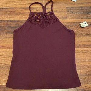 Burgundy Racerback Tanktop